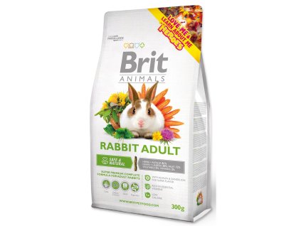 Brit Animals Hrana completa pentru iepuri adulti 300g