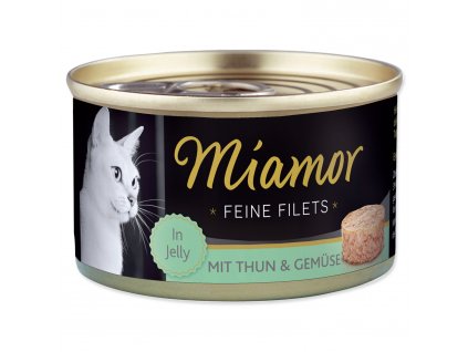Konzerva MIAMOR Feine Filets tuňák + zelenina v želé 100 g