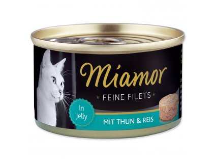 Konzerva MIAMOR Feine Filets tuňák + rýže v želé - KARTON (24ks) 100 g