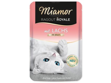Pocket Miamor Ragout Royale Adult salmon in jelly 100g