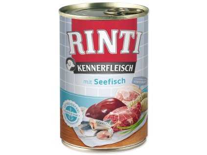 Canned Rinti Kennerfleisch Adult sea fish 400g