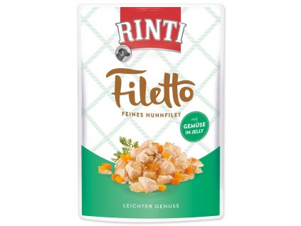 Kapsička Rinti Filetto Adult kura a zelenina v želé 100g