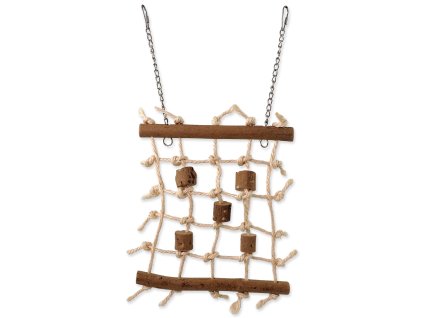 Epic Pet toy climbing wall square rope with sticks 23cm