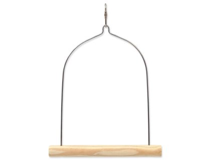 Bird Jewel swing toy, wood, 17x17.5cm