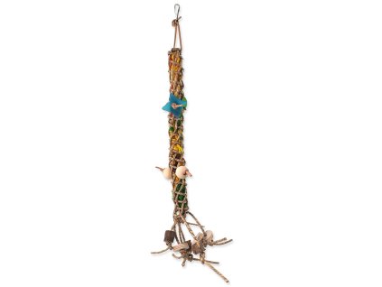 Hračka Bird Jewel z povrazu šplhacia závesná 60x13cm