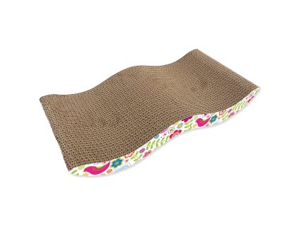 Magic Cat Wave 4 cardboard scratching post 43x22x4cm