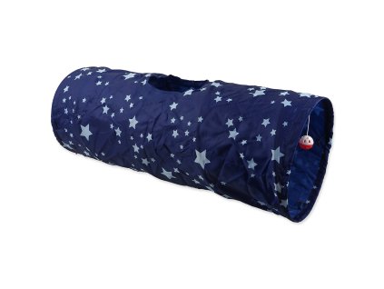 Tunel Magic Cat modrý s hviezdami 90x35cm