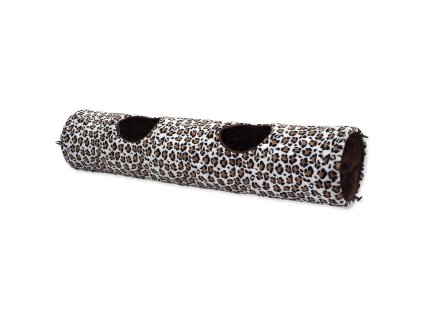 Tunnel Magic Cat plush, leopard pattern 120x24cm