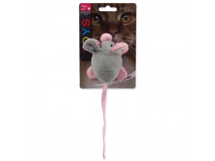 Hračka MAGIC CAT myška chrastící s catnipem mix 22,5 cm