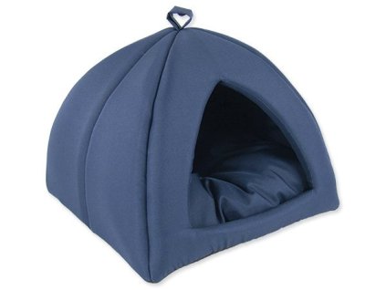 Dog Fantasy Basic Hundebett dunkelblau 62x62x52cm