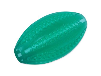 Dog Fantasy DENTAL MINT rugby ball green 9cm
