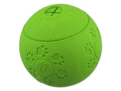 Hračka Dog Fantasy loptička na maškrty zelená 6cm