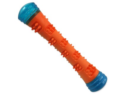 Dog Fantasy toy magic wand, glowing, squeaking, orange-blue, 4.6x4.6x23cm