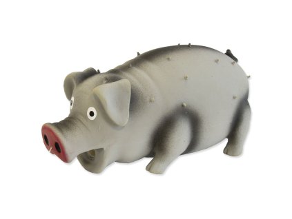 Dog Fantasy Latex Pig Grunting Mix Toy 15cm