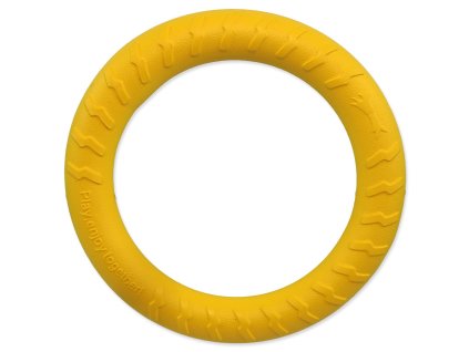 Câine Fantasy EVA Jucărie Cerc Galben 30cm