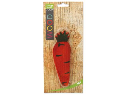 Small Animals carrot nibbling toy 1pc