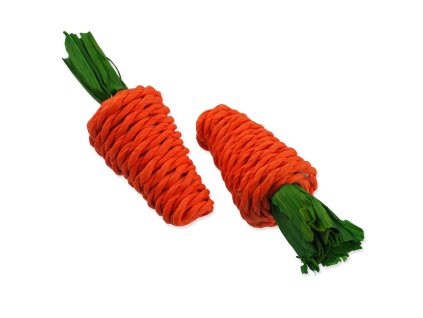 Toy Small Animals food carrots knitted 9cm