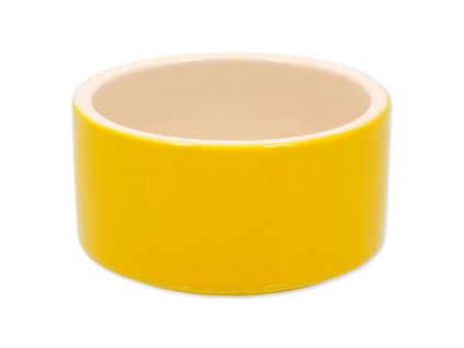 Small Animals ceramic bowl for rabbits yellow 10x5cm