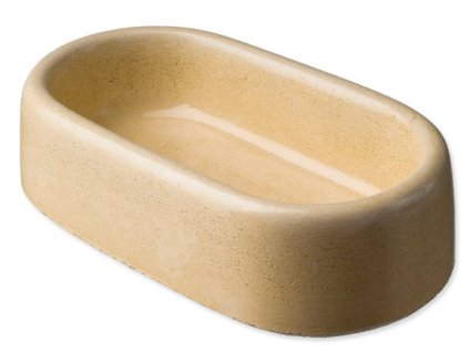 BE-MI concrete oval bowl