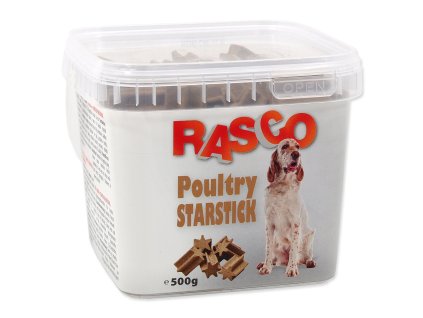 Pochúťka Rasco hydinové tyčinky s pečeňou 2,5cm 500g