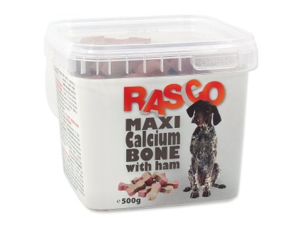 Rasco Calciumknochen mit Schinken 6cm 500g Leckerli