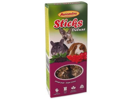Avicentra Deluxe large rodent bar, with forest fruits 2pcs