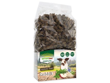 Nature Land Complete food for rabbits and dwarf rabbits pellets 900g