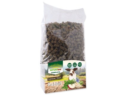 Nature Land Complete food for rabbits and dwarf rabbits pellets 1.7kg