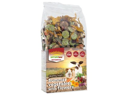 Nature Land Botanical summer vegetable treat with flowers 100g