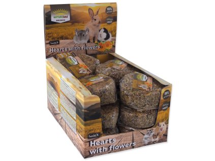 Nature Land BRUNCH XL heart with leaves Display 90g 14pcs