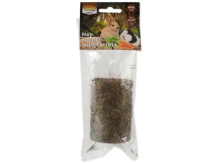 Nature Land Nibble treat, hay roll filled with carrot 125g