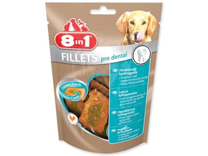8in1 Fillets Dental Treat 80g