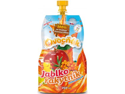 Ovocný mošt Jablko-Rakytník Ovocňák 250 ml