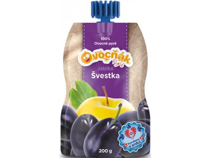 Kapsička Jablko-Švestka Ovocňák 200 g
