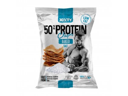 Chipsy proteínové pečené so soľou 40 g JOXTY CHIPS