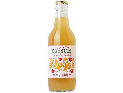 Bio fermentovaná limonáda Fizzy ginger Bacilli 330 ml