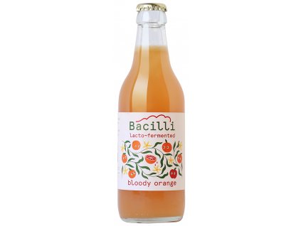 Bio fermentovaná limonáda Bloody orange Bacilli 330 ml