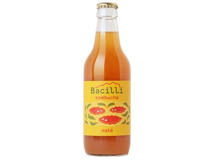 Bio kombucha Maté Bacilli 330 ml