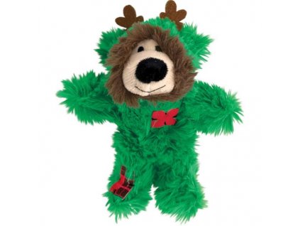 Weihnachtskatze als Plüschspielzeug. Bärenmischung Farben KONG