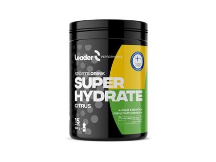 Sports Drink Super Hydrate 500 g citrus (Energy and ionic drink - 4 phase absorption)