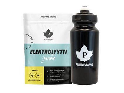 0.Electrolyte Powder 240g ananas Puhdistamo Sport Bottle
