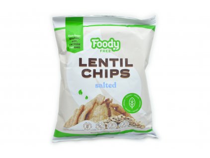 Čočkové LENTIL chipsy solené - Vegan - FoodyFree 50g