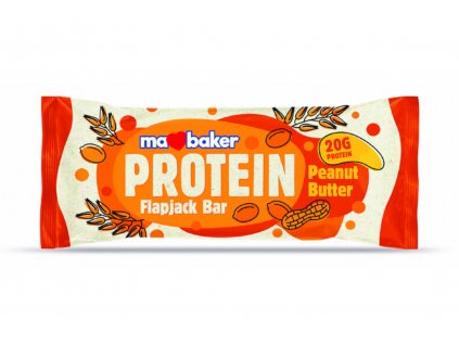 Obří ovesná tyčinka PROTEIN PEANUT BUTTER - Ma baker 90g