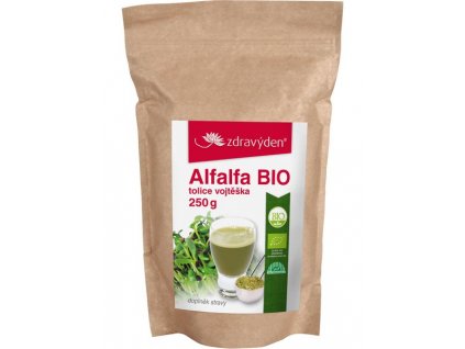 Alfalfa BIO 250g  + Při koupi 12 a více kusů 3% Sleva