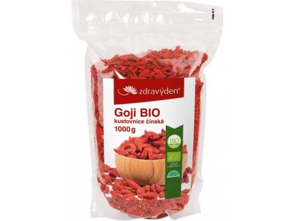 Goji BIO - Kustovnice čínská 1000g  + Při koupi 12 a více kusů 3% Sleva