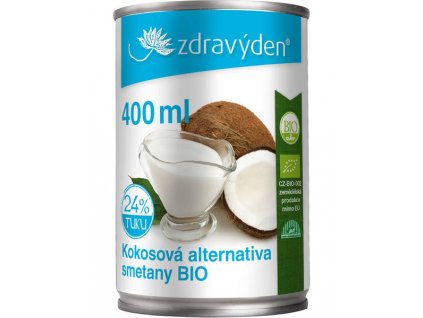 Kokosová alternativa smetany BIO 400ml  + Při koupi 12 a více kusů 3% Sleva