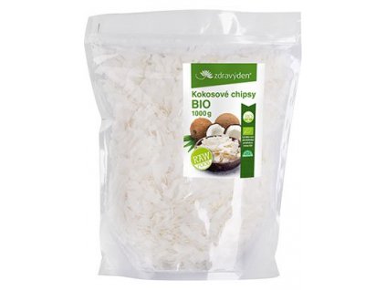 Organic coconut chips 1000g