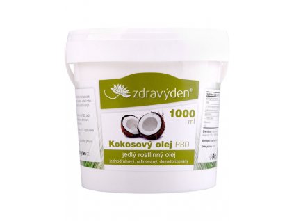 Kokosový olej RBD 1000ml, bez vône
