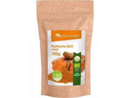 Kurkuma BIO mletá 100g  + Při koupi 12 a více kusů 3% Sleva