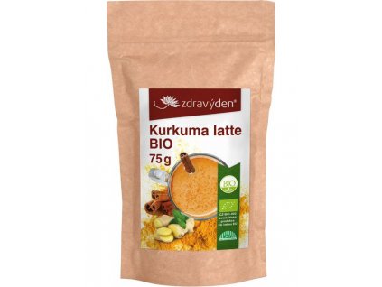 Kurkuma latte BIO 75g  + Při koupi 12 a více kusů 3% Sleva
